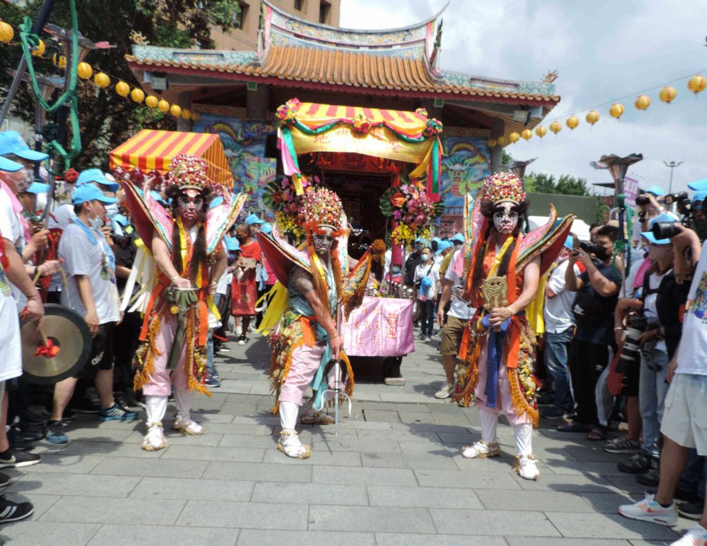 每年的「新莊大拜拜」都讓當地熱鬧非凡。（取材自新莊地藏庵網站）